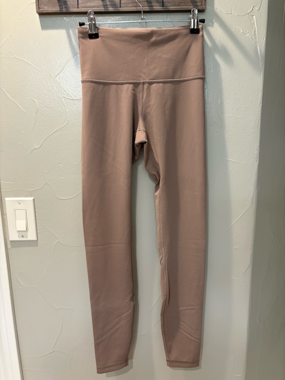 lululemon athletica High-Rise Ribbed Leggings - Taupe Pink